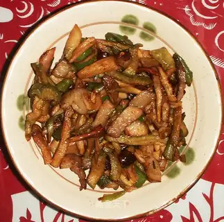 stir-fried dried radish