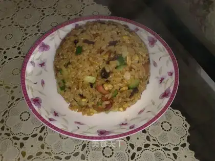 Fried rice with oyster sauce