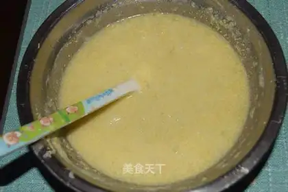 Rice flour and egg yolk paste