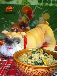 Delicious Winter Amaranth Egg Fried Rice