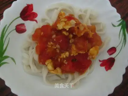 noodles with diced