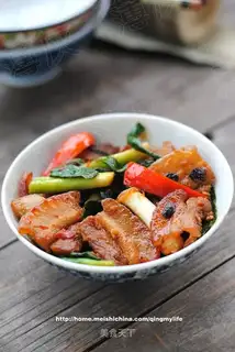 Twice-cooked pork with soy sauce