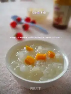 Pumpkin and tremella porridge