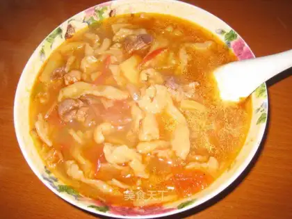 Xinjiang noodle slices