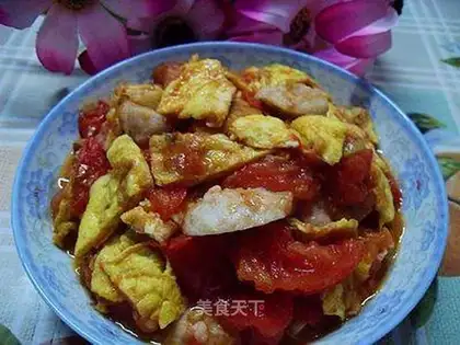 Scrambled egg with tomato