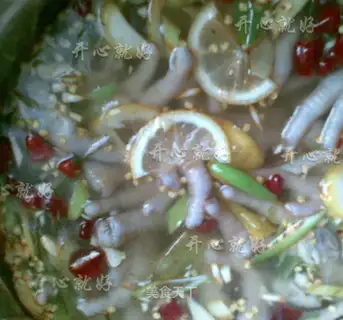 pickled chicken feet