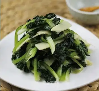 stir-fried bamboo shoots with pagoda vegetables