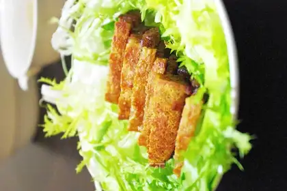 Crispy roasted pork