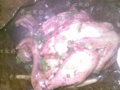 Lotus leaf fragrant chicken