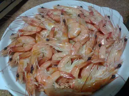 Boiled Jiwei Prawns