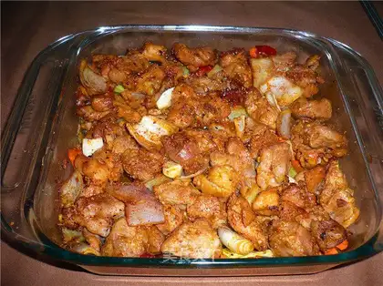 Seasonal vegetable barbecue