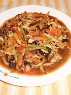 fish-flavored pork