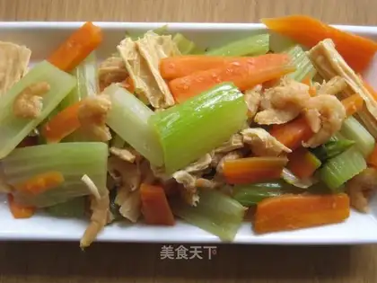stir-fried tofu with celery