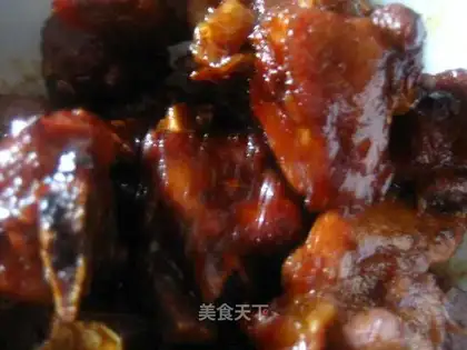 Rock sugar ribs