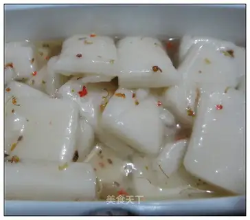 stir-fried rice cake with osmanthus sugar