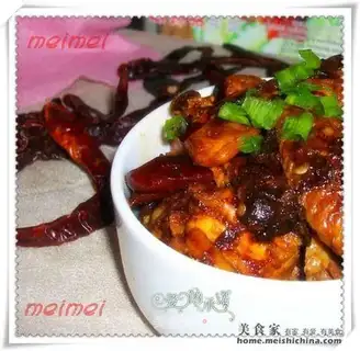 Chilled chicken with plum vegetables