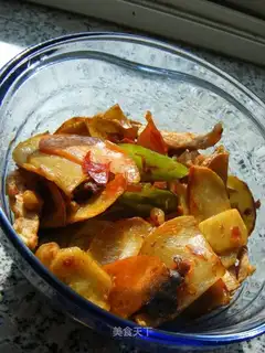 Grilled potato chips