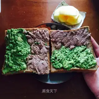 Double barley bread