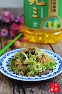 A cabbage and a fan