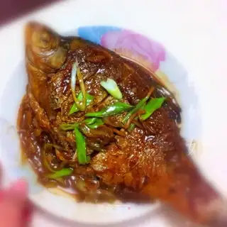 Red-burned fish
