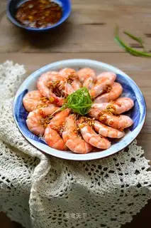 Steam shrimp