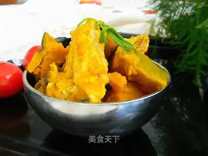 Piggy spinal stew pumpkin