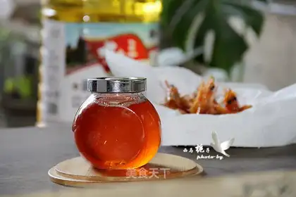 Homemade shrimp oil