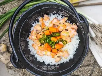 Kang-ding salmon rice
