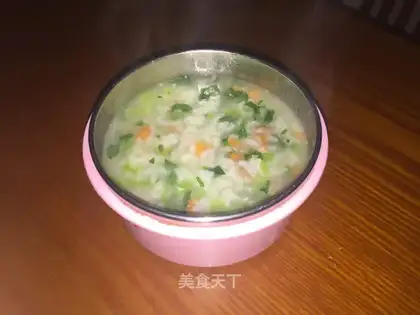 Baby vegetable porridge