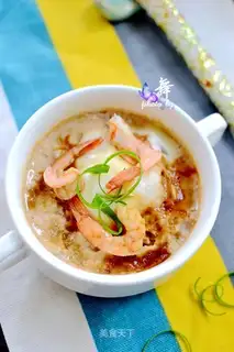 Shrimp eggs steaming mud