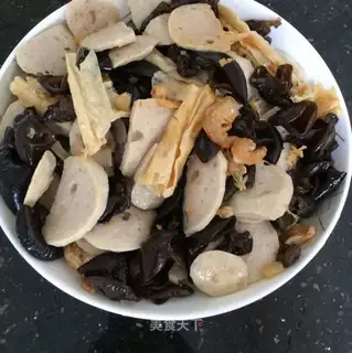 Shrimp and vegetables
