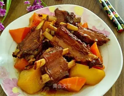 Red lamb chops