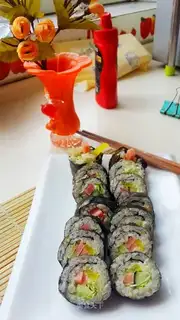Homemade popular sushi
