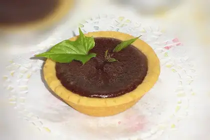 Chocolate cheese tower