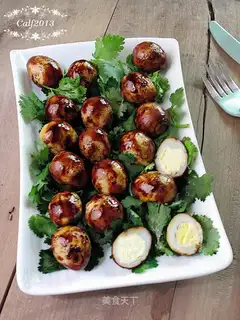 Beer quail eggs