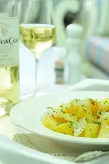 Wine and potatoes