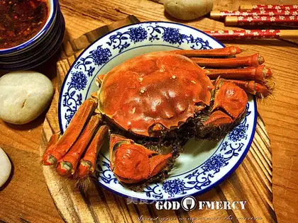 Autumn's delicious, steaming crabs