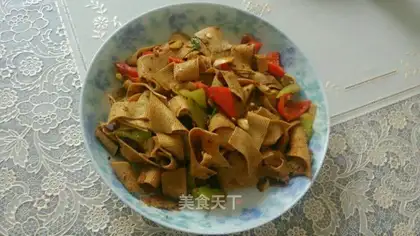 Spicy bean skin