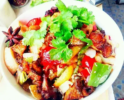 Spicy dry chicken