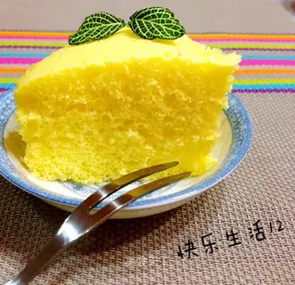 No water, no steam cake