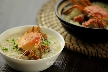 Crab congee