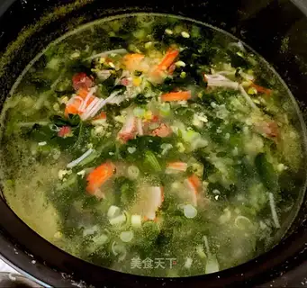 Little cabbage corn porridge