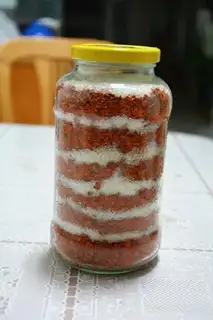 Homemade cinnamon flowers
