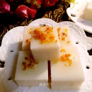 Cinnamon almond tofu