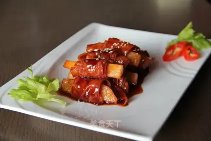 Vegetable vinegar ribs