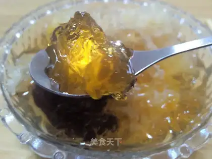 Peach and glue