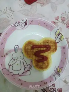 Egg milk waffles