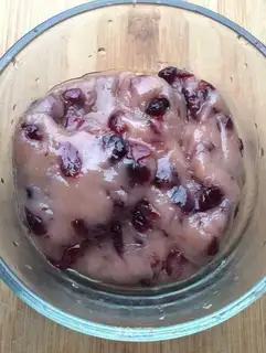 Cranberry rice pie
