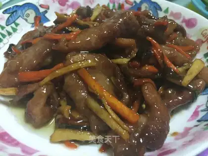 It's homemade meat