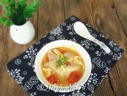Tomato corn noodles